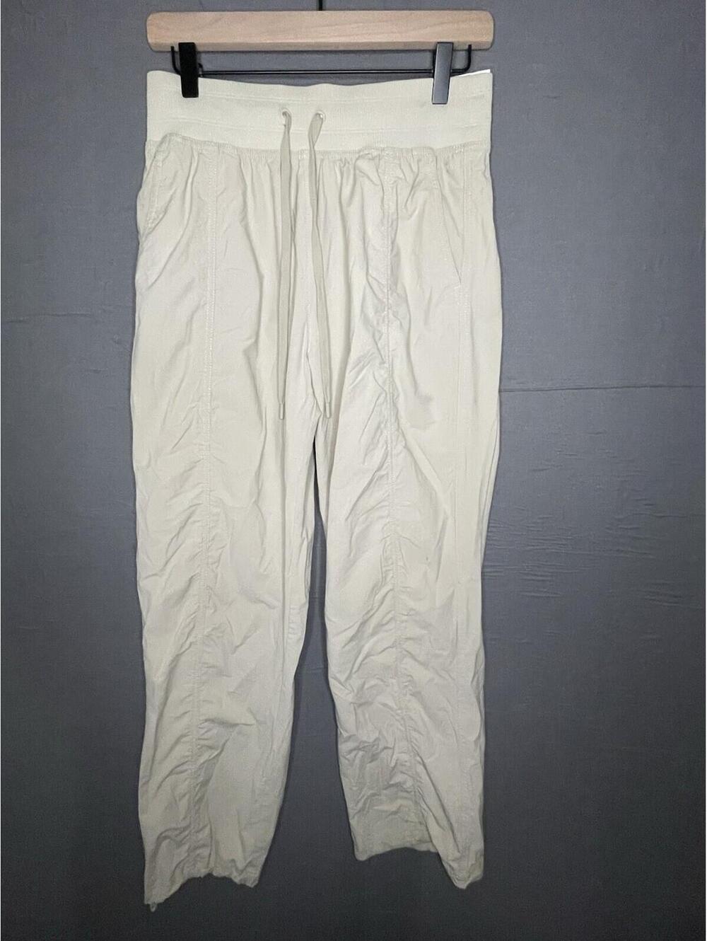 CALIA Women's Small Nyluxe Mid-Rise Jogger Khaki Tan Relaxed Fit Pockets NWT